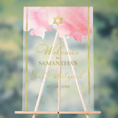 曇りアクリル系ウェルカムサイン抽象芸術バルミツワー アクリルサイン (ニュートラル)