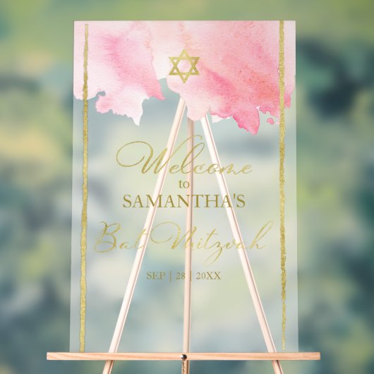 曇りアクリル系ウェルカムサイン抽象芸術バルミツワー アクリルサイン (ニュートラル)