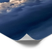 曇りイタリアン空 – ほぼ嵐 ポスター (角)