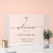 曇りエレガントバプテスマ アクリルサイン (ウェディング)