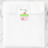 曇りカップケーキありがとう スクエアシール (バッグ)