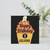 曇りカップケーキ幽霊衣装ハローウィンパーティ (スタンド正面)