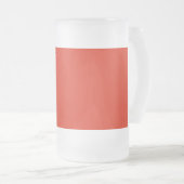 曇りガラスのマグカップと中国 フロストグラスビールジョッキ (正面右)