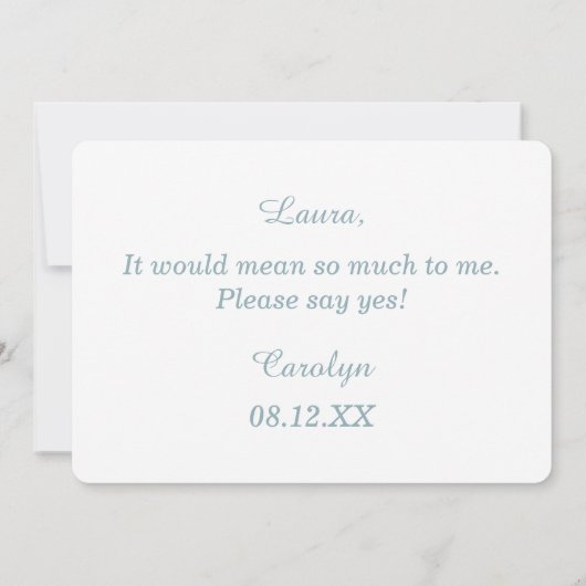 曇りガラスのメイソンジャールフローラ花嫁招待状 招待状 (裏面)