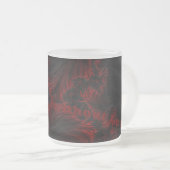 曇りガラスのラブマグ フロストグラスマグカップ (正面右)