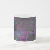 曇りガラスのラブマグ フロストグラスマグカップ (中央)