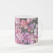 曇りガラスのラブマグ フロストグラスマグカップ (正面右)