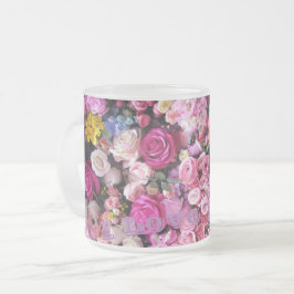 曇りガラスのラブマグ フロストグラスマグカップ