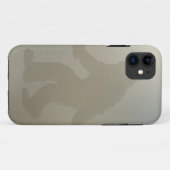 曇りガラスの後ろでスクアッチ Case-Mate iPhoneケース (裏面(横))