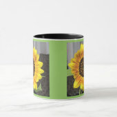 曇りガラス大ひまわり マグカップ (中央)