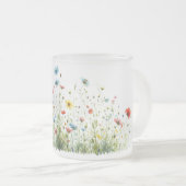 曇りガラスMUG私の最も美しい場所 フロストグラスマグカップ (正面右)