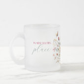 曇りガラスMUG私の最も美しい場所VAR01 フロストグラスマグカップ (左)