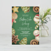 曇りクッキー交換クリスマスパーティー 招待状 (スタンド正面)