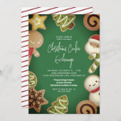 曇りクッキー交換クリスマスパーティー 招待状 (正面/裏面)