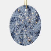 曇りクリスタルクリスマスオーナメント セラミックオーナメント (右)