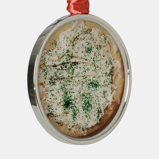 曇りクリスマスシュガークッキーキャンディスプリンクル メタルオーナメント (右)