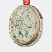 曇りクリスマスシュガークッキーキャンディスプリンクル メタルオーナメント (左)