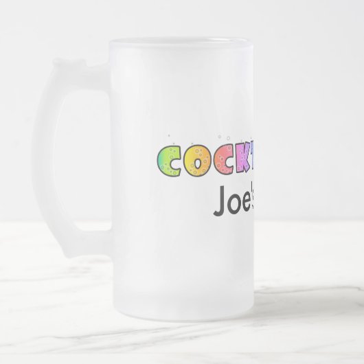 曇りステイン、マグカップ – カクテルアップ！ フロストグラスビールジョッキ (左)