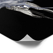 曇りステッカー ポスター (角)