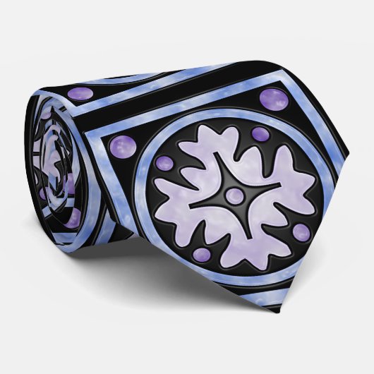 曇りステンドグラス ネクタイ (ロール)