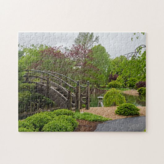 曇りデイガーデン散歩 ジグソーパズル (横)