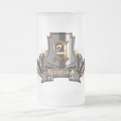 曇りビアグラス（10オンス）& 16オンス) フロストグラスビールジョッキ (中央)