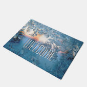 曇りビューへようこそ ドアマット (アングル)