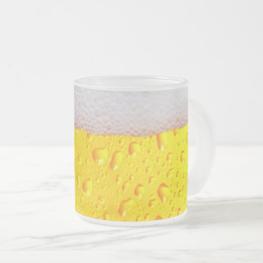 曇りビールとスッドマグ フロストグラスマグカップ (正面右)