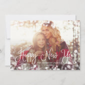 曇りフレーム新年写真カード シーズンカード (正面)