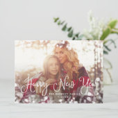 曇りフレーム新年写真カード シーズンカード (スタンド正面)