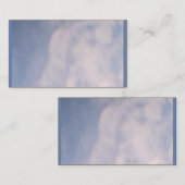 曇りブルースカイ名刺 名刺 (正面/裏面)