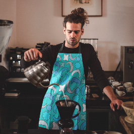 曇りブルームーン エプロン