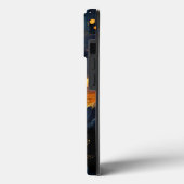 曇りマウンテンポインティリズムスタイル Case-Mate iPhoneケース (裏面 / 左)