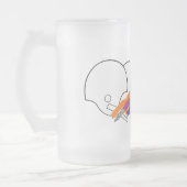 曇りマグカップ：ゲームがオン フロストグラスビールジョッキ (左)