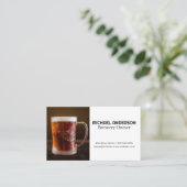 曇りマググラス |レストラン 名刺 (スタンド正面)