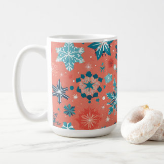 曇り冬エレガンスクリスマスマグ コーヒーマグカップ