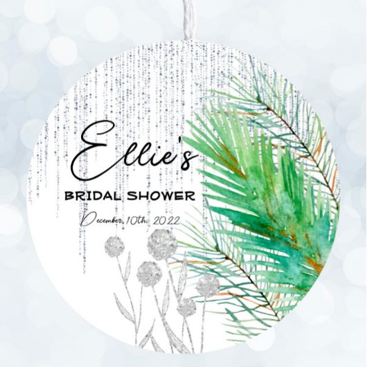 曇り冬 – シルバー – -数々のuseお気に入りシール ラウンドシール