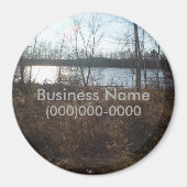 曇り夕日 マグネット (正面)