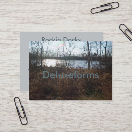 曇り夕日 名刺 (正面/裏面インサイチュ)