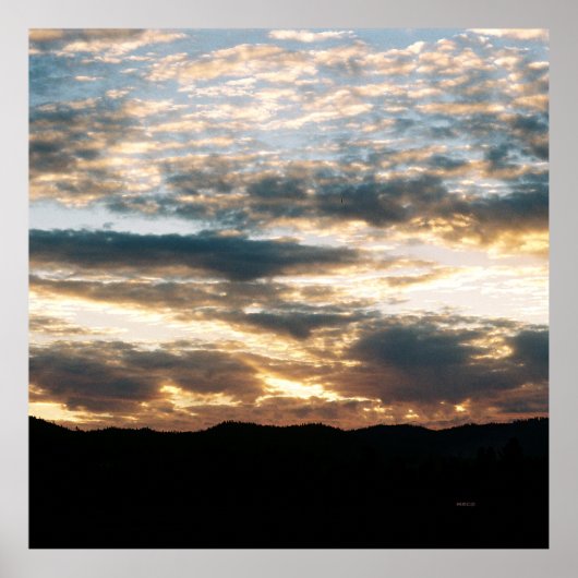 曇り夕暮れ….. ポスター (正面)