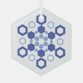 曇り対称性 ガラスオーナメント (正面)