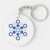 曇り対称性 キーホルダー (裏面)