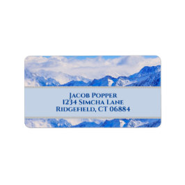 曇り山住所 シール