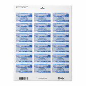 曇り山住所 シール (フルシート)