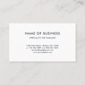 曇り山脈ミュートパレット 名刺 (裏面)