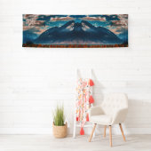 曇り山 横断幕 (インサイチュ)