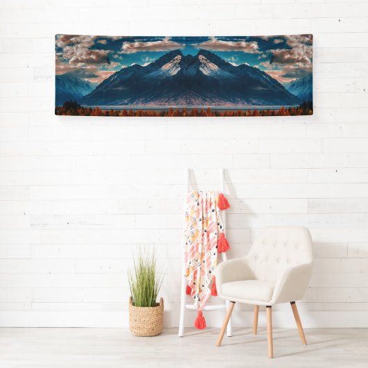 曇り山 横断幕 (インサイチュ)