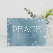 曇り平和アイスブルー水色非写真 シーズンカード (スタンド正面)