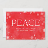 曇り平和赤い水の色なし シーズンカード (正面)