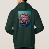 「曇り心地よいフード付きスウェットシャツ」 パーカ (裏面)